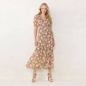 Floral Wrap Dress